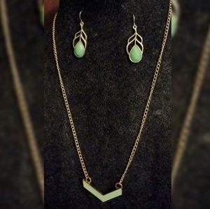 Gold and turquoise jewelry